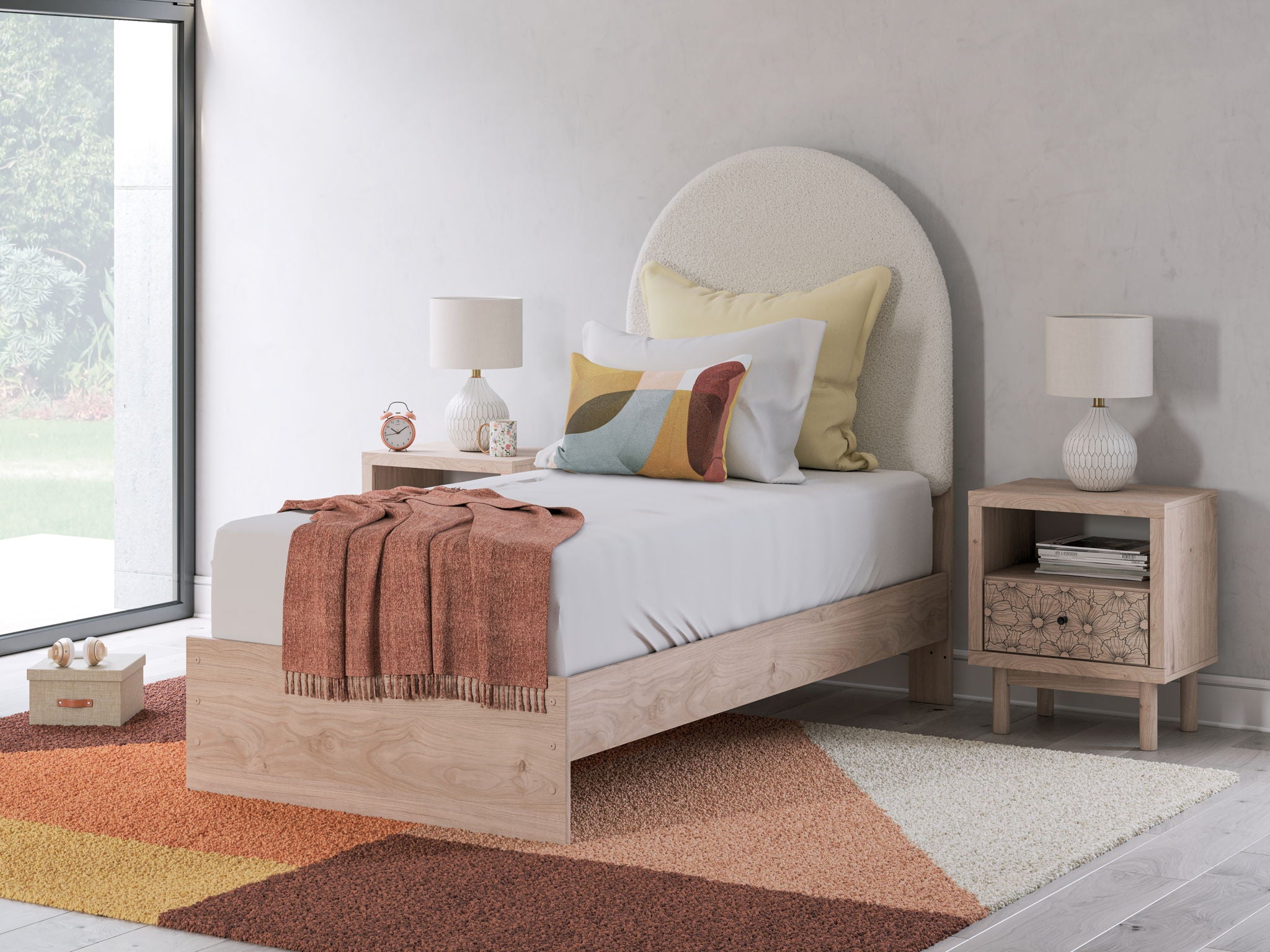 Arloster - Upholstered Panel Bed - Urban Living Furniture (Los Angeles, CA)