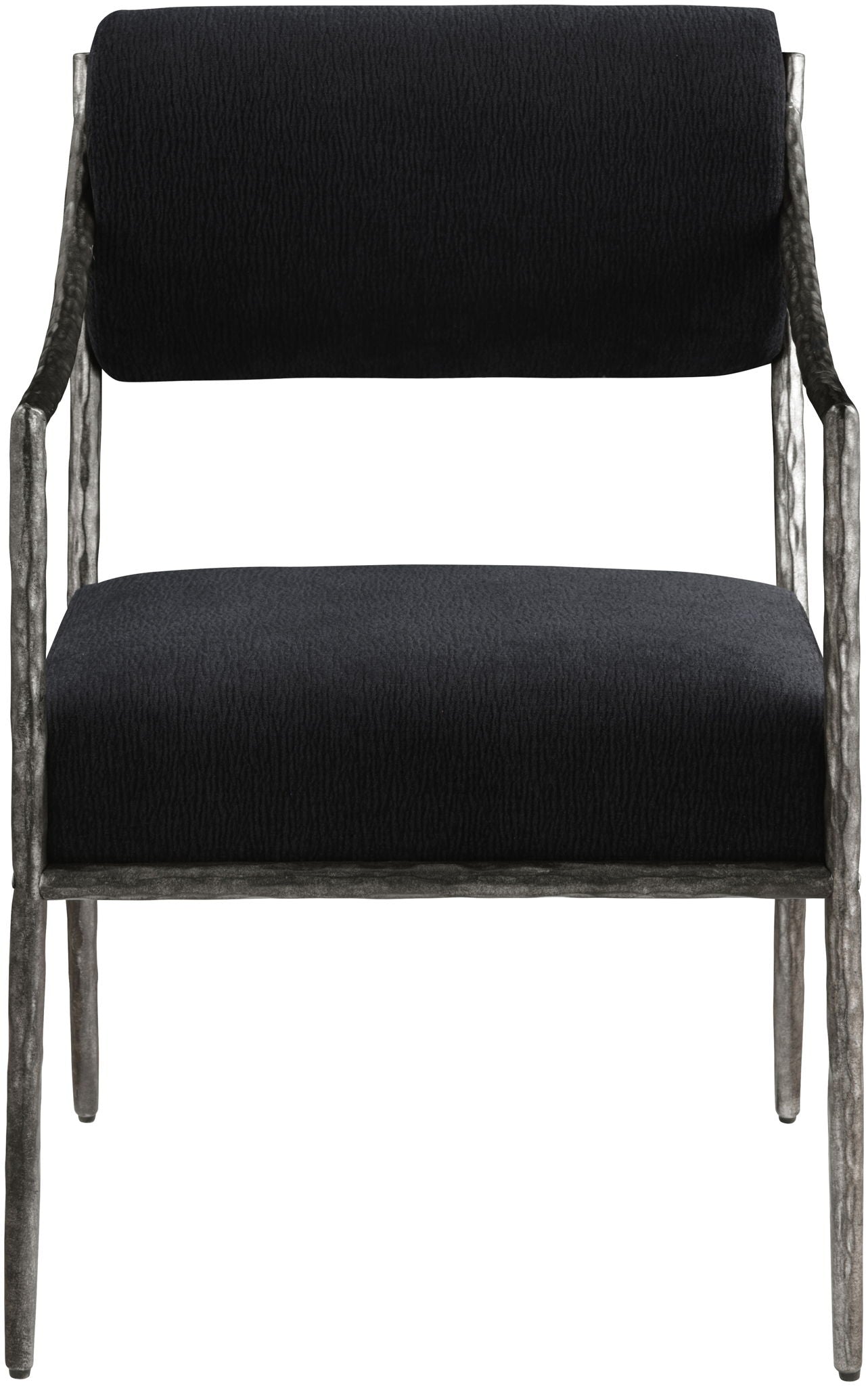 Bastille - Upholstered Dining Arm Chair (Set of 2) - Silver Frame - Urban Living Furniture (Los Angeles, CA)
