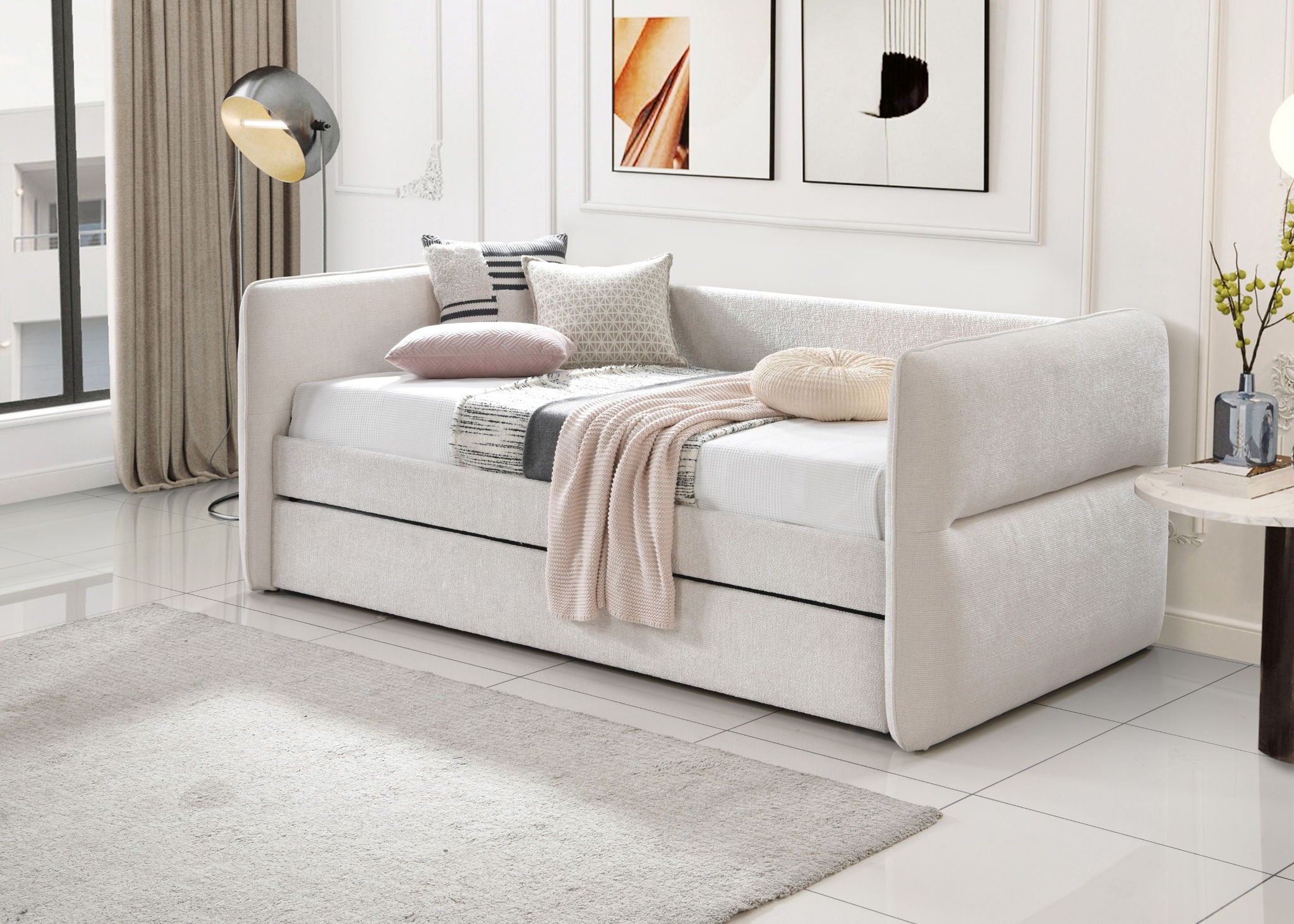Philipa - Daybed - Oatmeal Tweed - Urban Living Furniture (Los Angeles, CA)