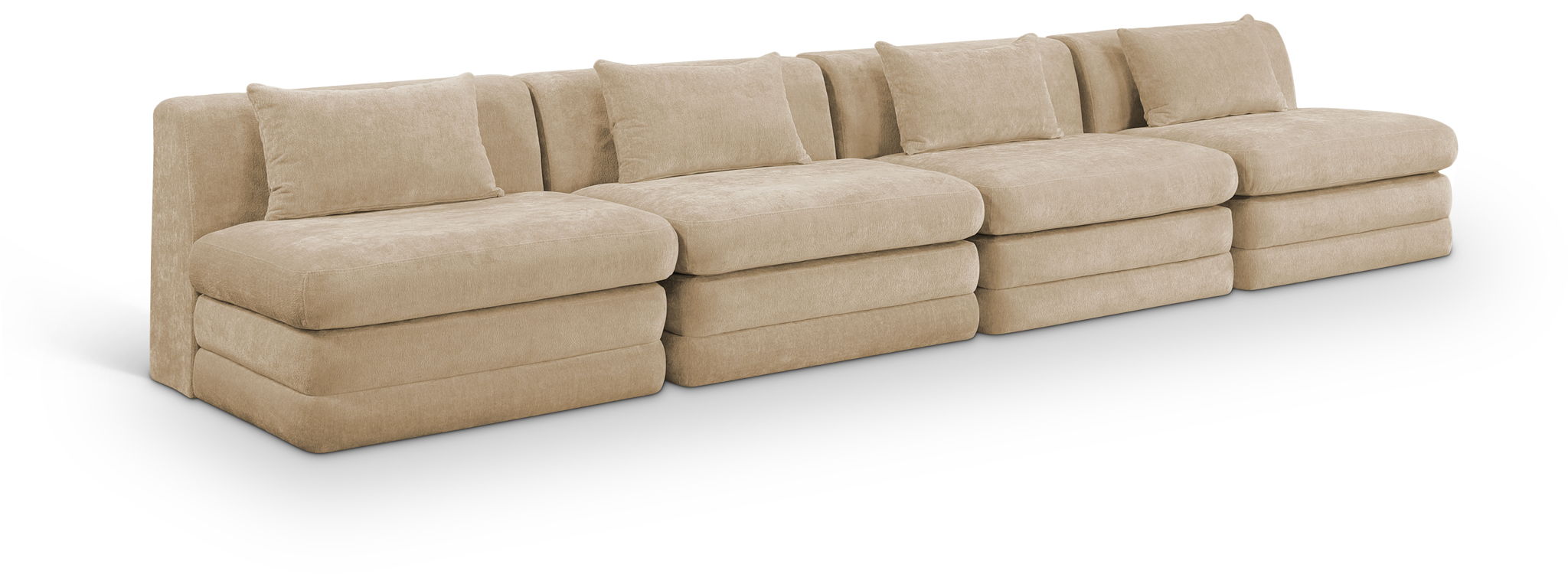 Stellar - 4 Piece Upholstered Modular Sectional - Urban Living Furniture (Los Angeles, CA)