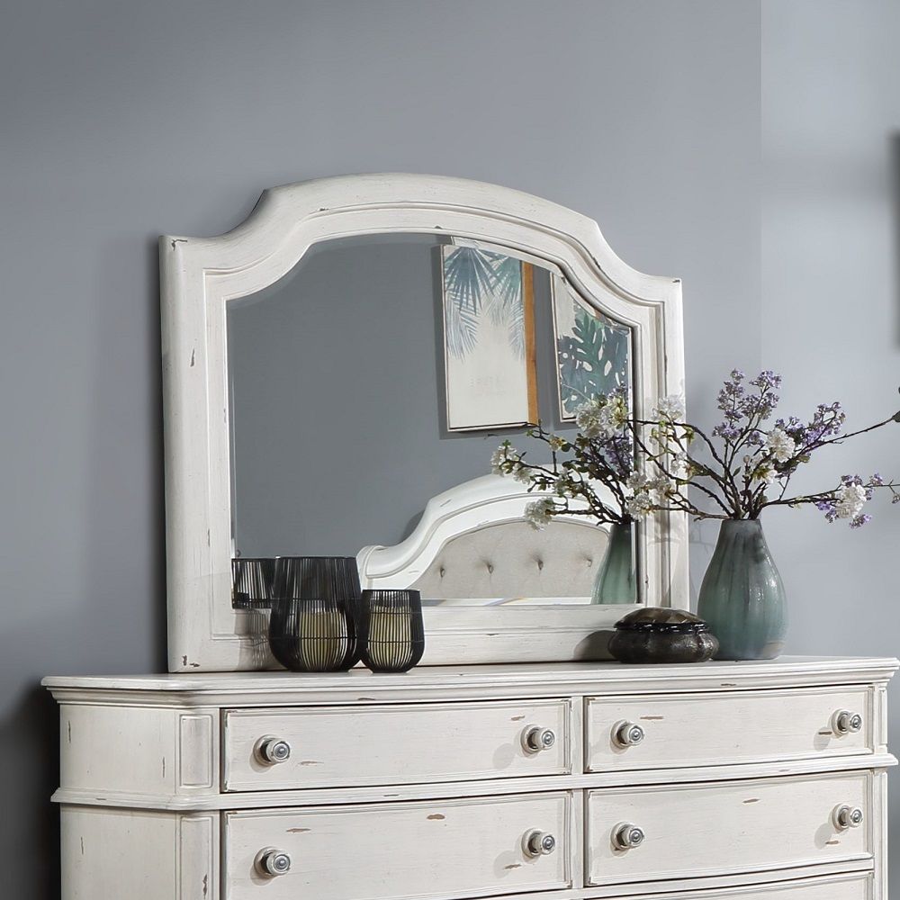 Jaqueline - Mirror - Antique White - Urban Living Furniture (Los Angeles, CA)