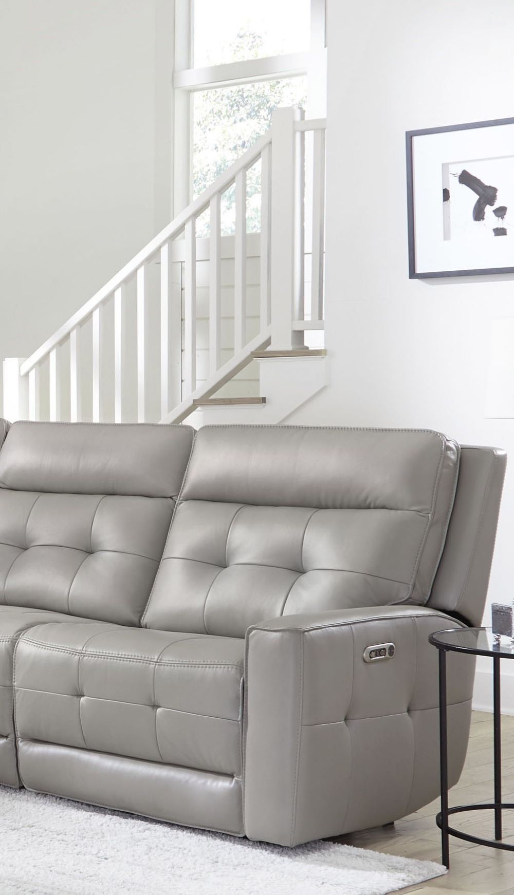 Canterbury - Power Right Arm Facing Zero Gravity Recliner - Pewter - Urban Living Furniture (Los Angeles, CA)