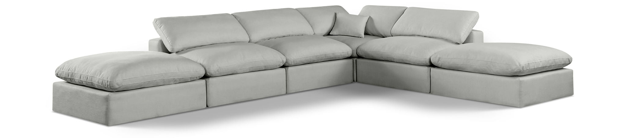 Comfy - 6 Piece Linen Modular Sectional - Urban Living Furniture (Los Angeles, CA)