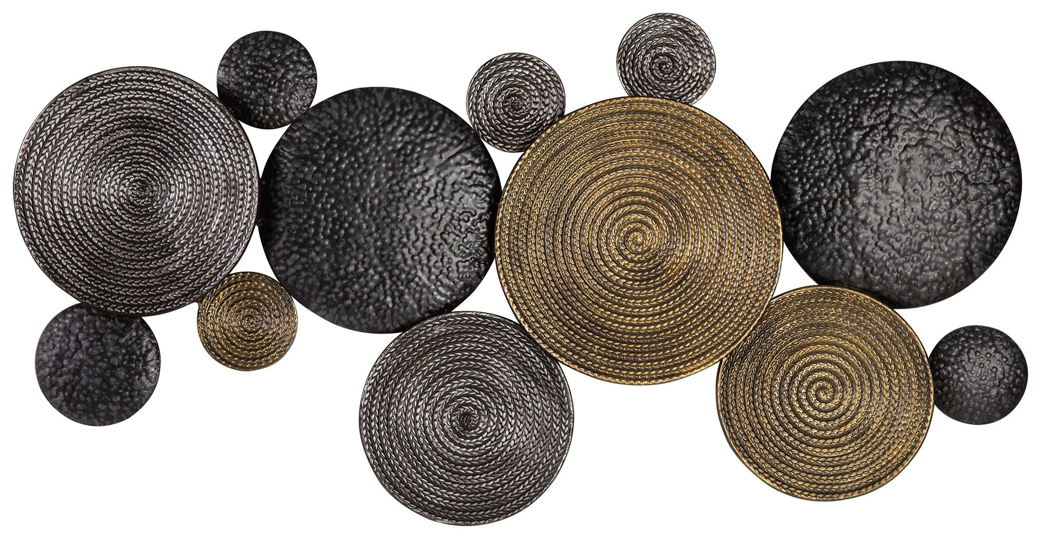 Emsley - Metallic / Black / Gray - Wall Decor - Urban Living Furniture (Los Angeles, CA)