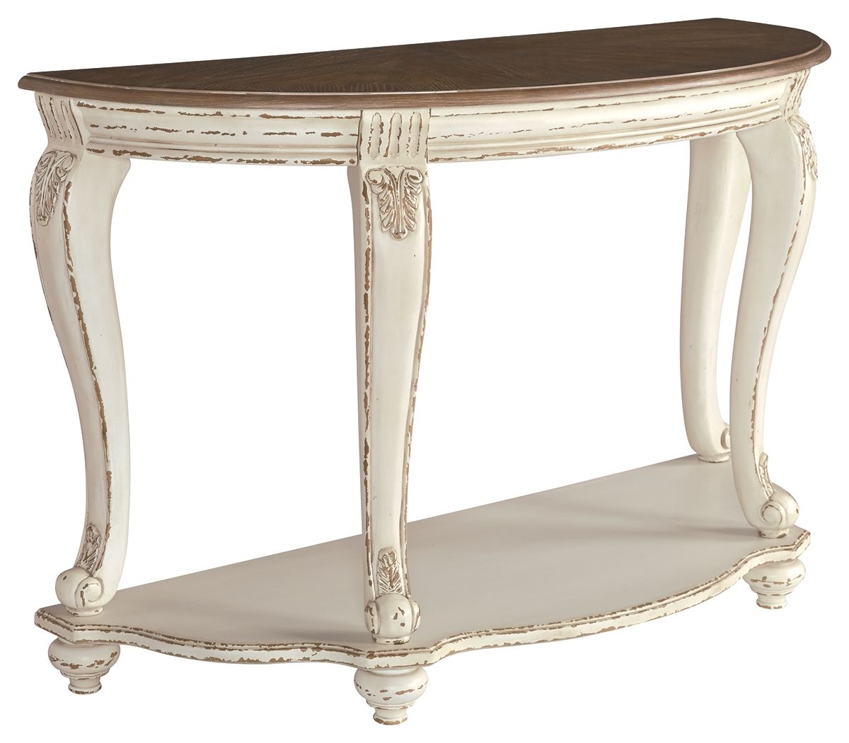 Realyn - White / Brown - Sofa Table - Urban Living Furniture (Los Angeles, CA)