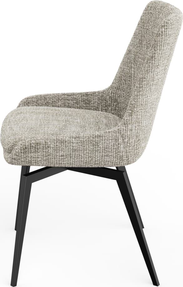 Ceo - 180 Degree Return Swivel Upholstered Dining Chair (Set of 2)