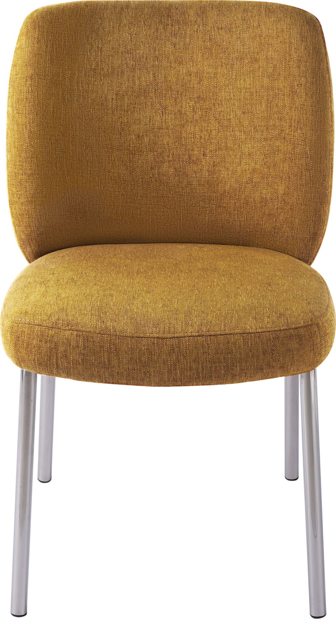 Fomo - Chenille Upholstered Stainless Steel Base Dining Chair (Set of 2)
