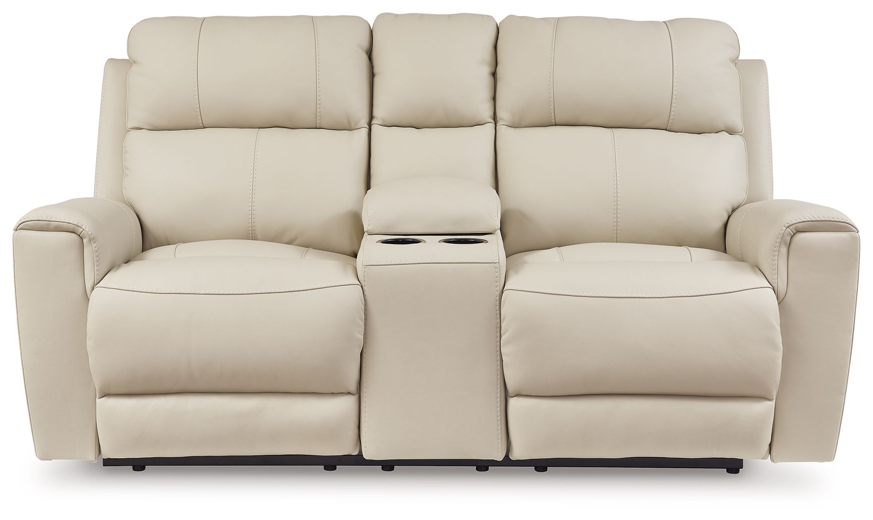 Dahlmoore - Almond - Dbl Power Reclining Loveseat With Console - Urban Living Furniture (Los Angeles, CA)