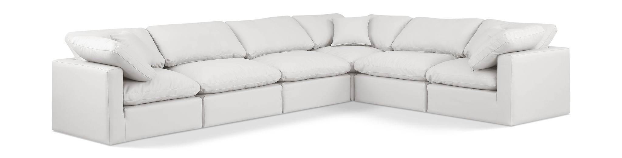 Indulge - Faux Leather 6 Piece Modular Corner Sectional - Urban Living Furniture (Los Angeles, CA)