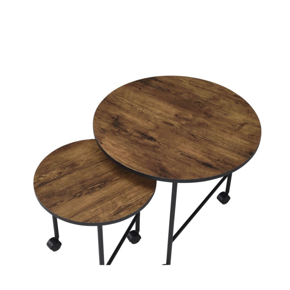 Oblis - Nesting Table Set - Vintage Oak - Urban Living Furniture (Los Angeles, CA)
