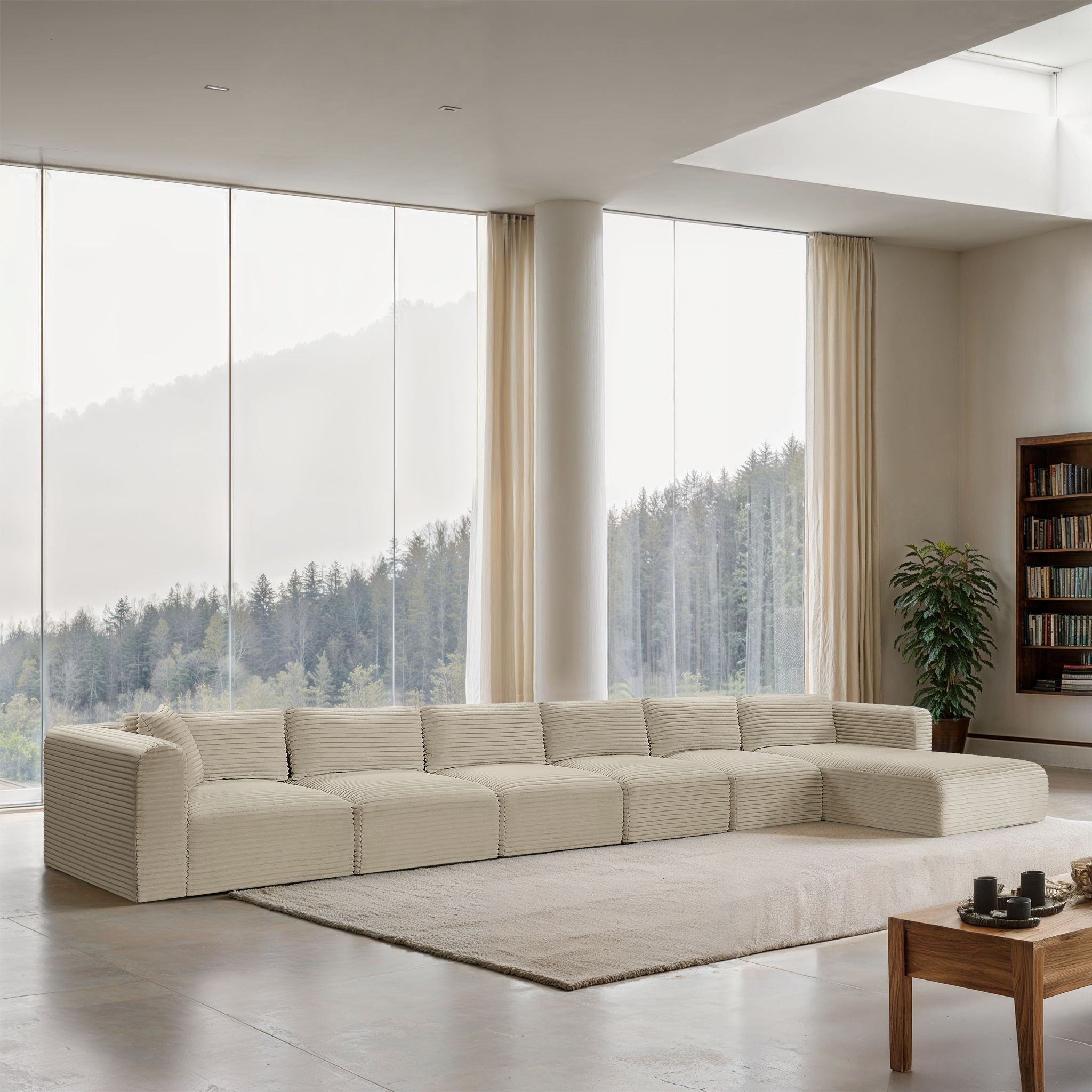 Shaggy - 6 Piece Modular Sectional With Chaise - Urban Living Furniture (Los Angeles, CA)