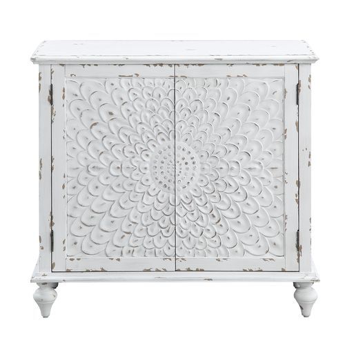 Daray - Console Cabinet - Antique White - Urban Living Furniture (Los Angeles, CA)