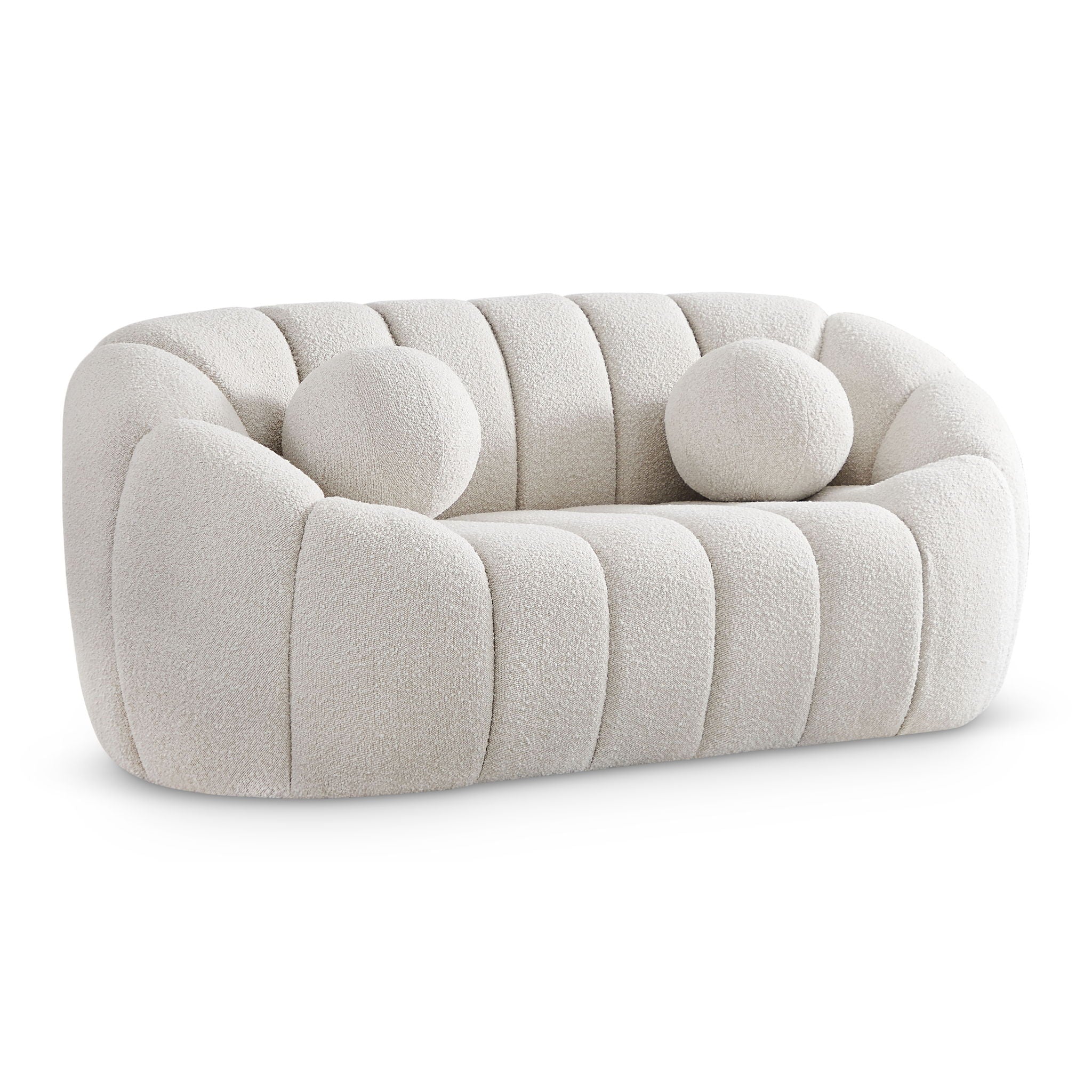 Elijah - Boucle Fabric Loveseat - Urban Living Furniture (Los Angeles, CA)