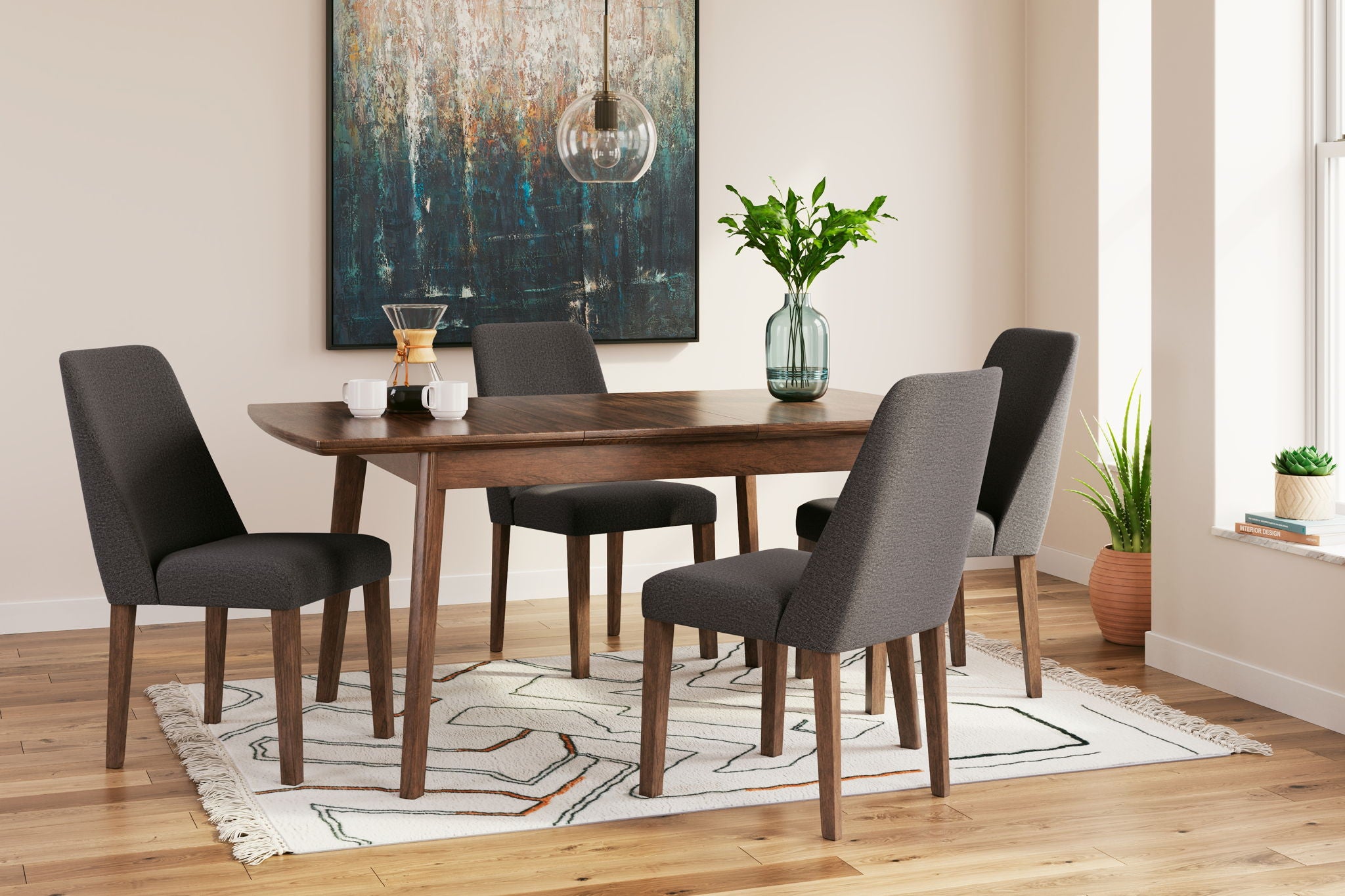 Lyncott - Butterfly Extension Table Set - Urban Living Furniture (Los Angeles, CA)