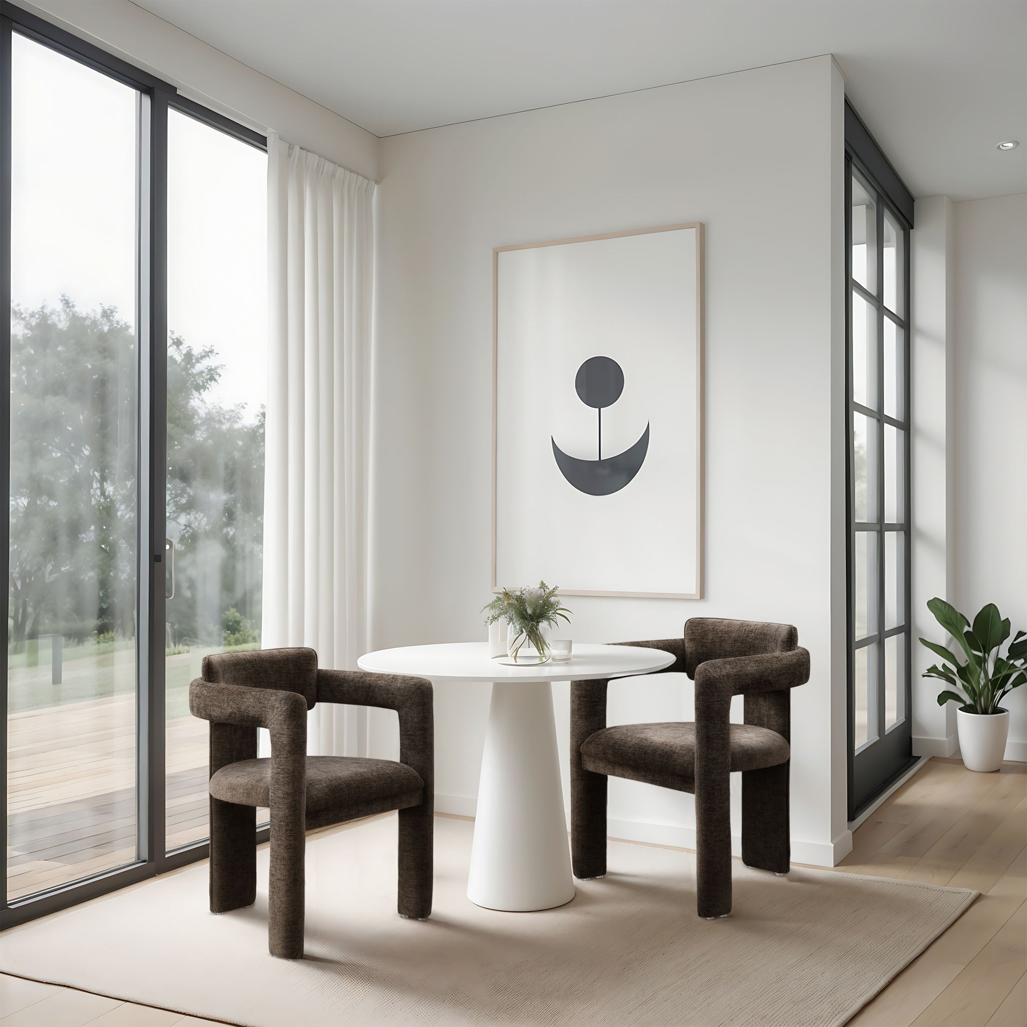 Brenda - Chenille Dining Chair (Set of 2) - Urban Living Furniture (Los Angeles, CA)