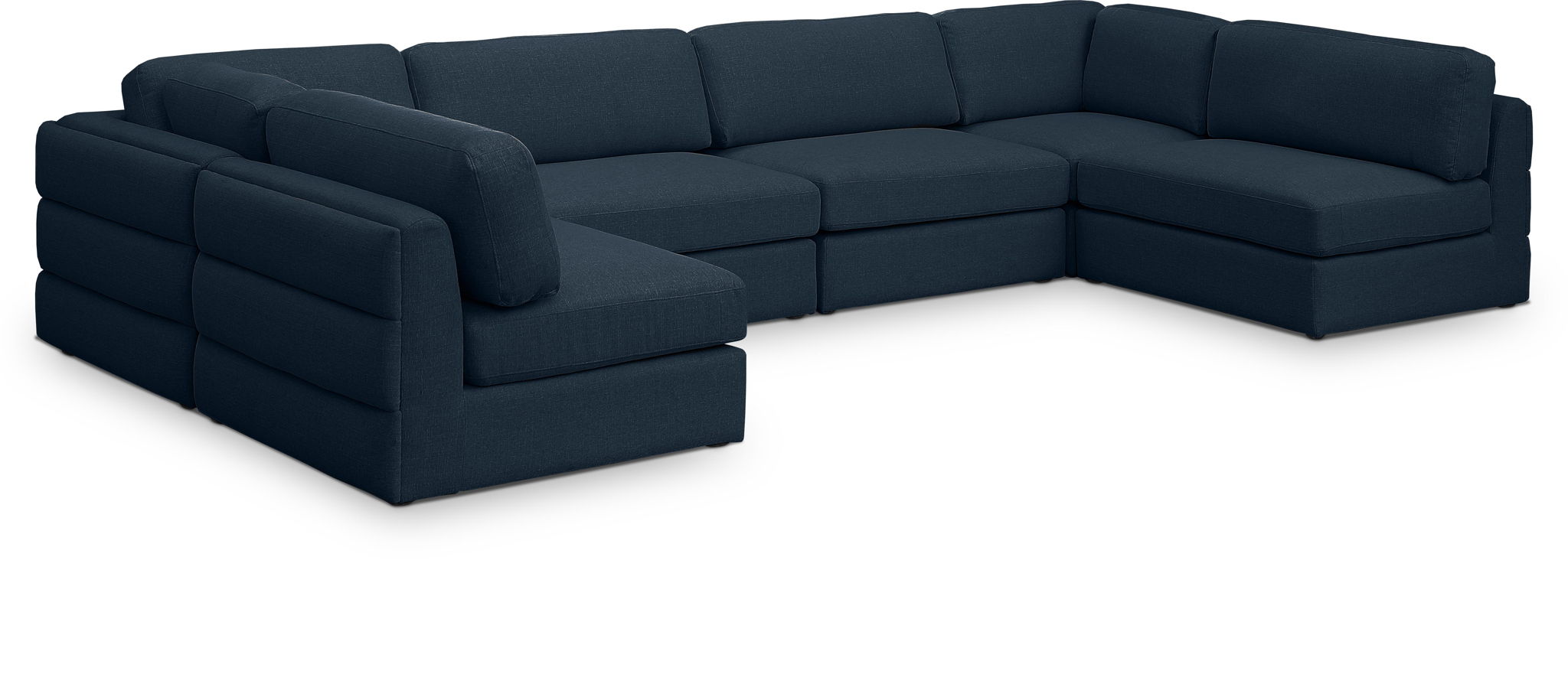 Beckham - 6 Piece Modular U-Shaped Armless Sectional - Urban Living Furniture (Los Angeles, CA)
