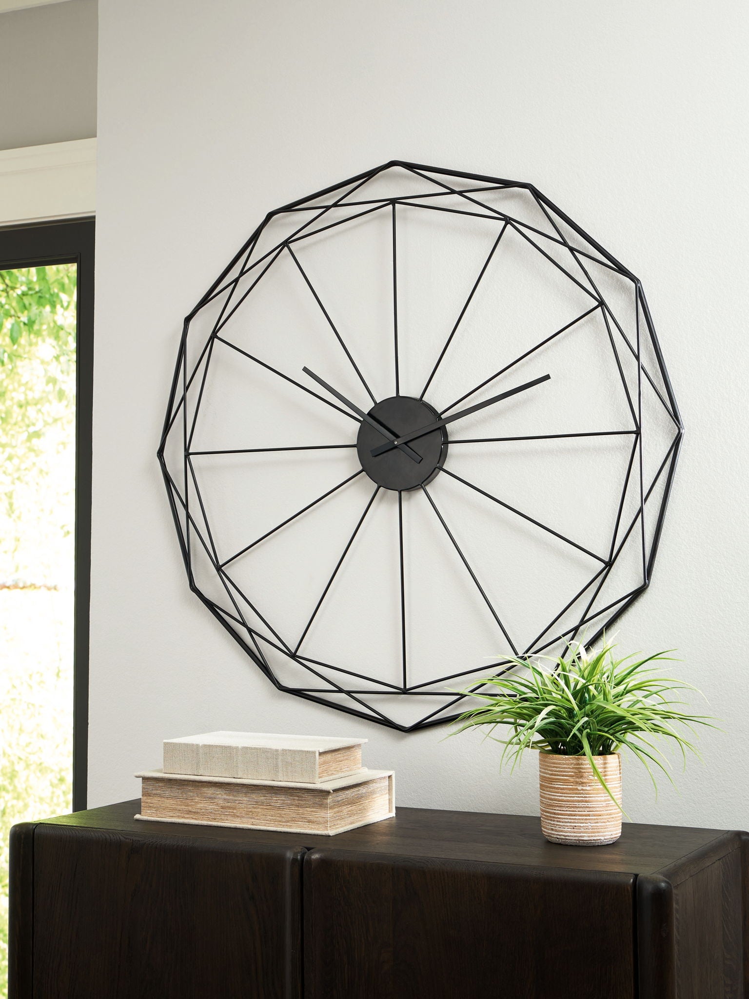 Arkthorne - Black - Wall Clock - Urban Living Furniture (Los Angeles, CA)