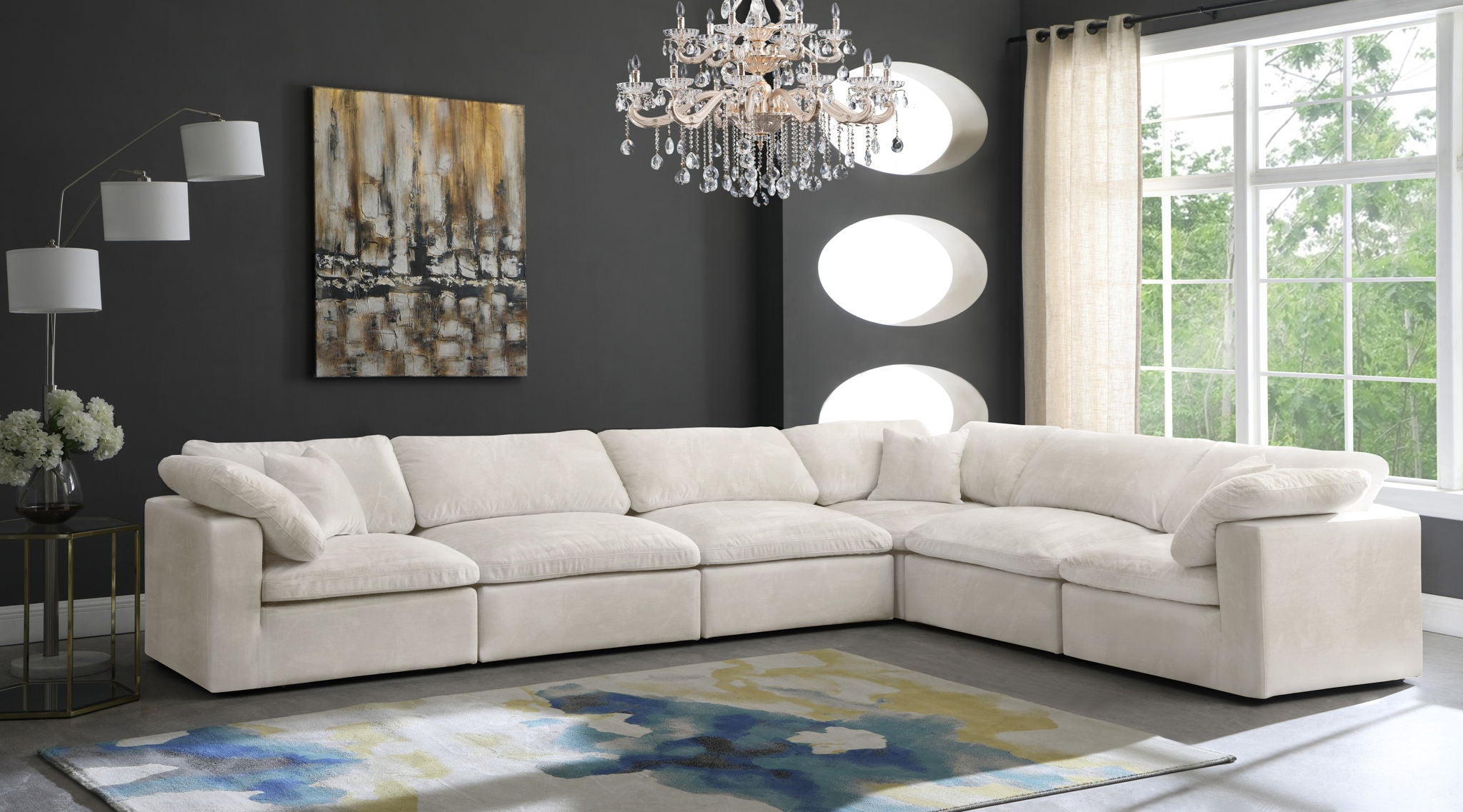 Cozy - 6 Piece Modular Corner Sectional - Urban Living Furniture (Los Angeles, CA)