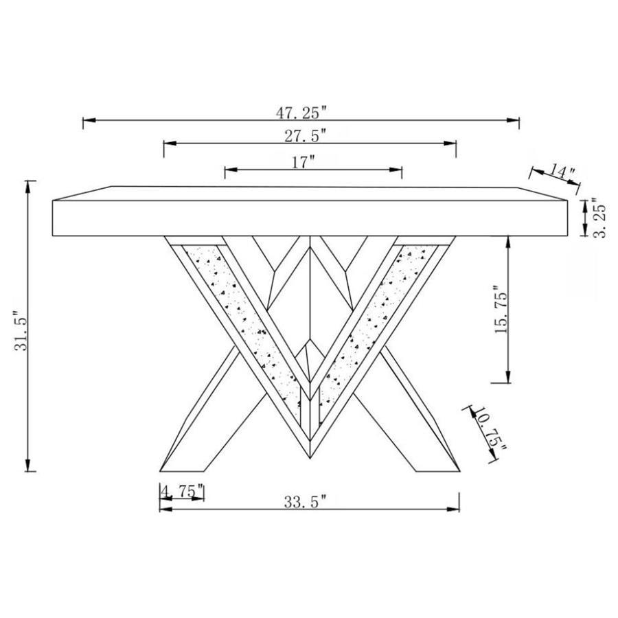 Taffeta - Base, Box 2 of 2 - Silver - Urban Living Furniture (Los Angeles, CA)
