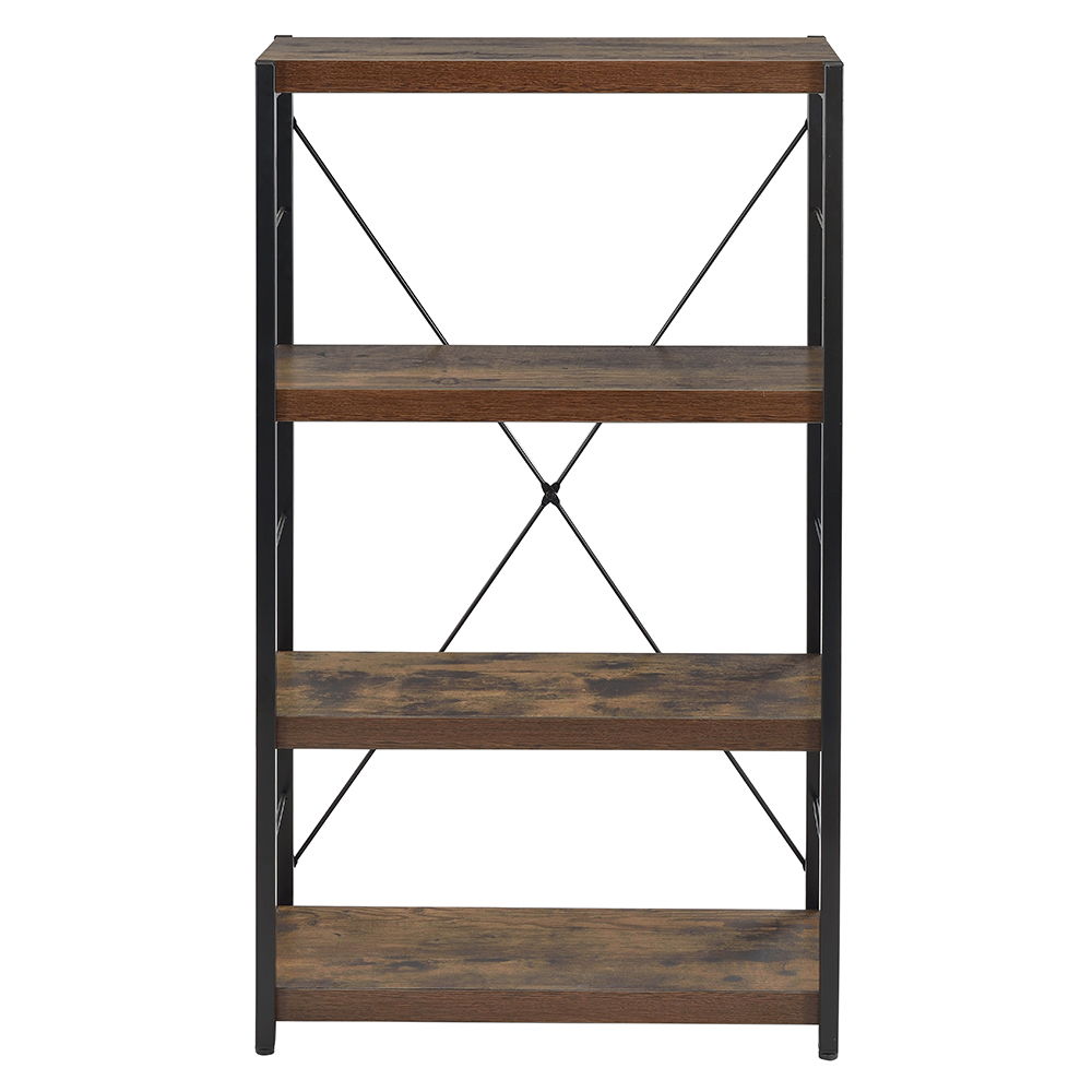 Bob - Bookshelf - Weathered Oak & Black - Urban Living Furniture (Los Angeles, CA)