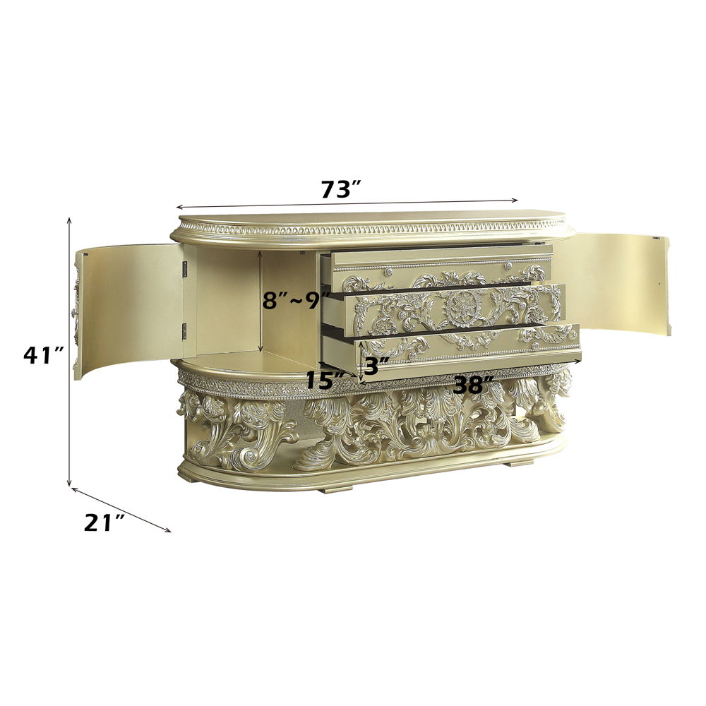 Vatican - Dresser - Champagne Silver - Urban Living Furniture (Los Angeles, CA)