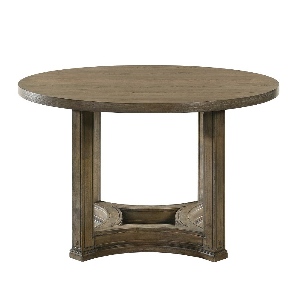 Parfield - Round Dining Table - Weathered Oak - Urban Living Furniture (Los Angeles, CA)