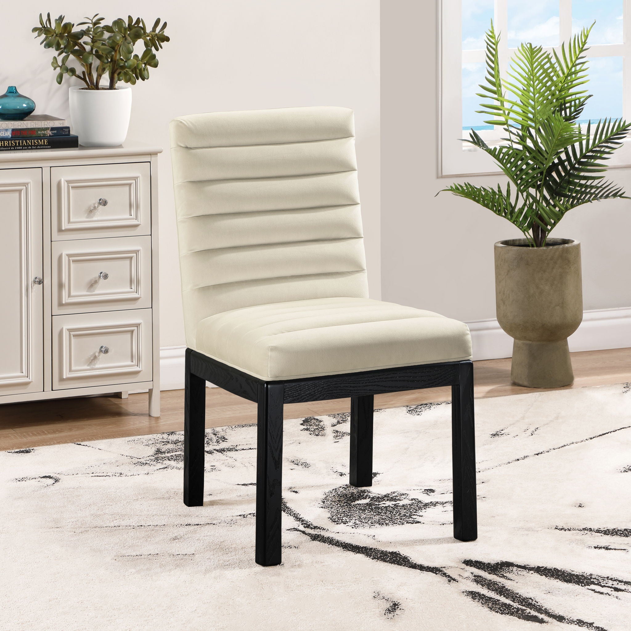 Evelyn - Dining Chair With Black Legs - Urban Living Furniture (Los Angeles, CA)