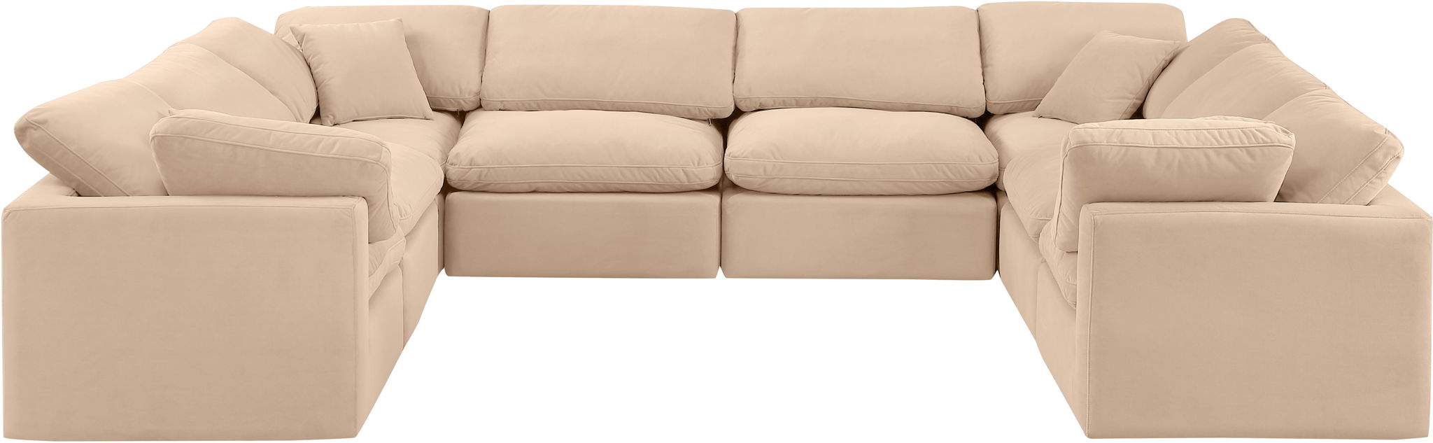 Indulge - Velvet 8 Piece Modular Sectional - Urban Living Furniture (Los Angeles, CA)