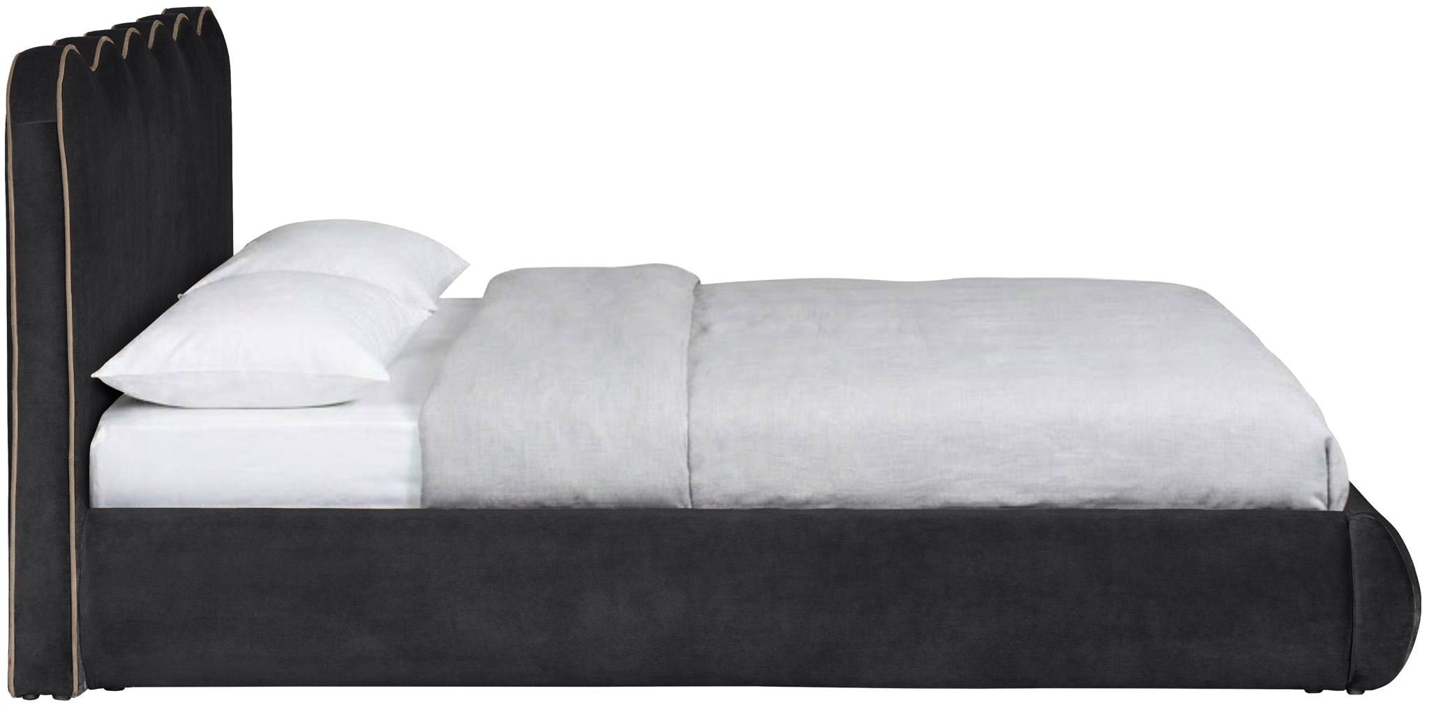 Tempo - Velvet Upholstered Bed - Urban Living Furniture (Los Angeles, CA)