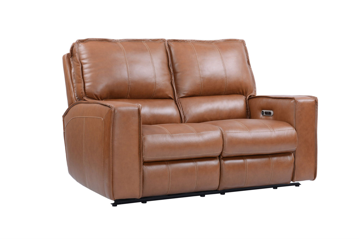 Rockford - Power Reclining Loveseat - Verona Saddle