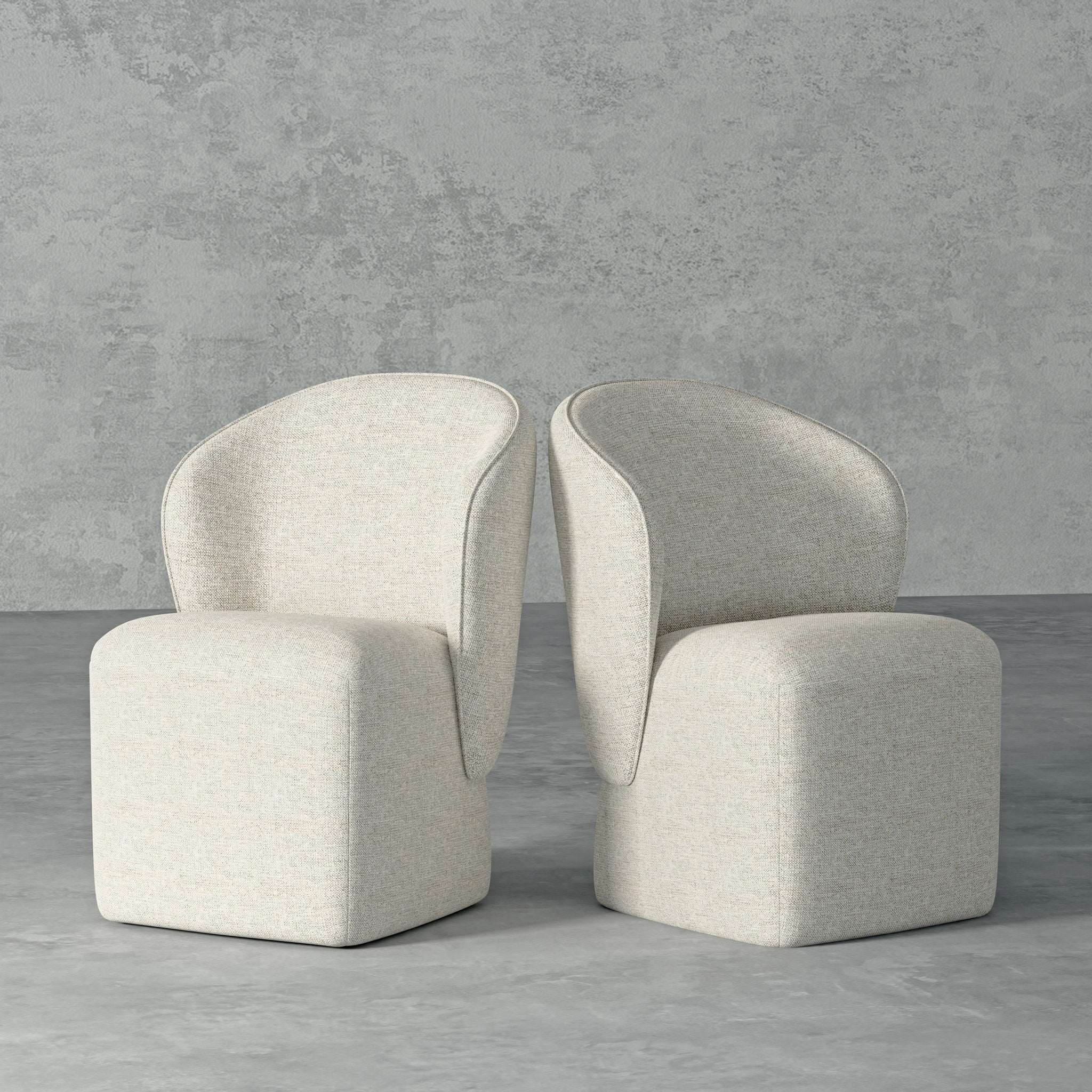 Bongo - Dining Chair (Set of 2) - Quartermaster Linen White - Urban Living Furniture (Los Angeles, CA)