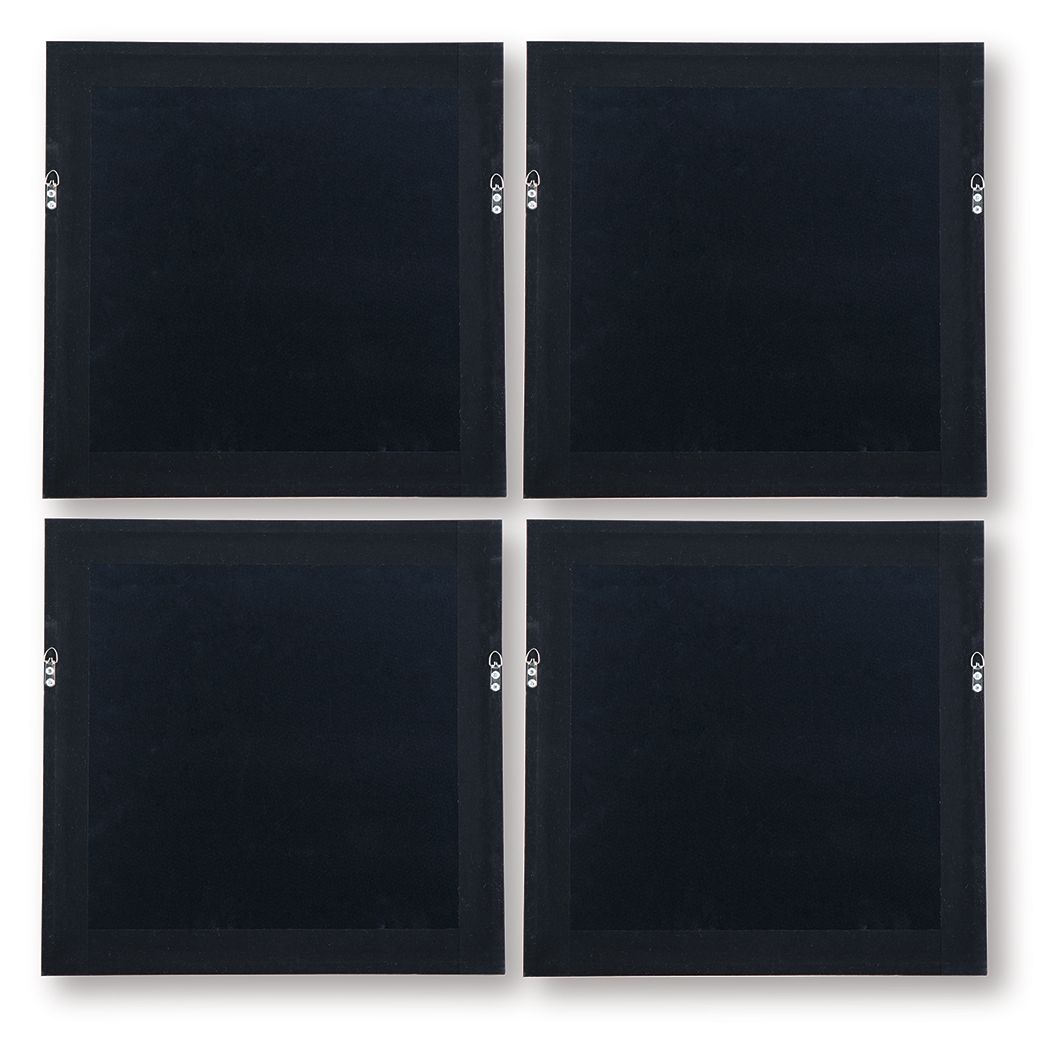 Dallbourne - White / Gold Finish - Wall Art Set (Set of 4) - Urban Living Furniture (Los Angeles, CA)
