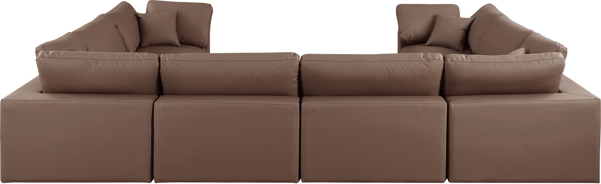 Comfy - 8 Piece Faux Leather Modular Sectional - Urban Living Furniture (Los Angeles, CA)