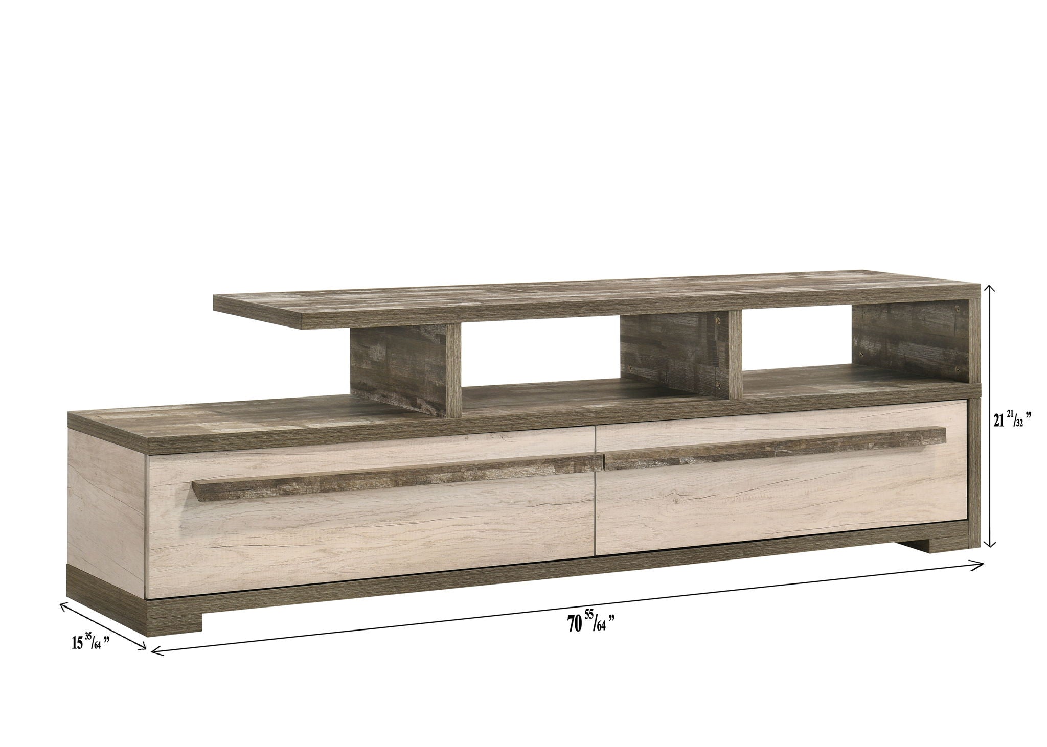 Patterson - TV Stand - Weathered White - Urban Living Furniture (Los Angeles, CA)