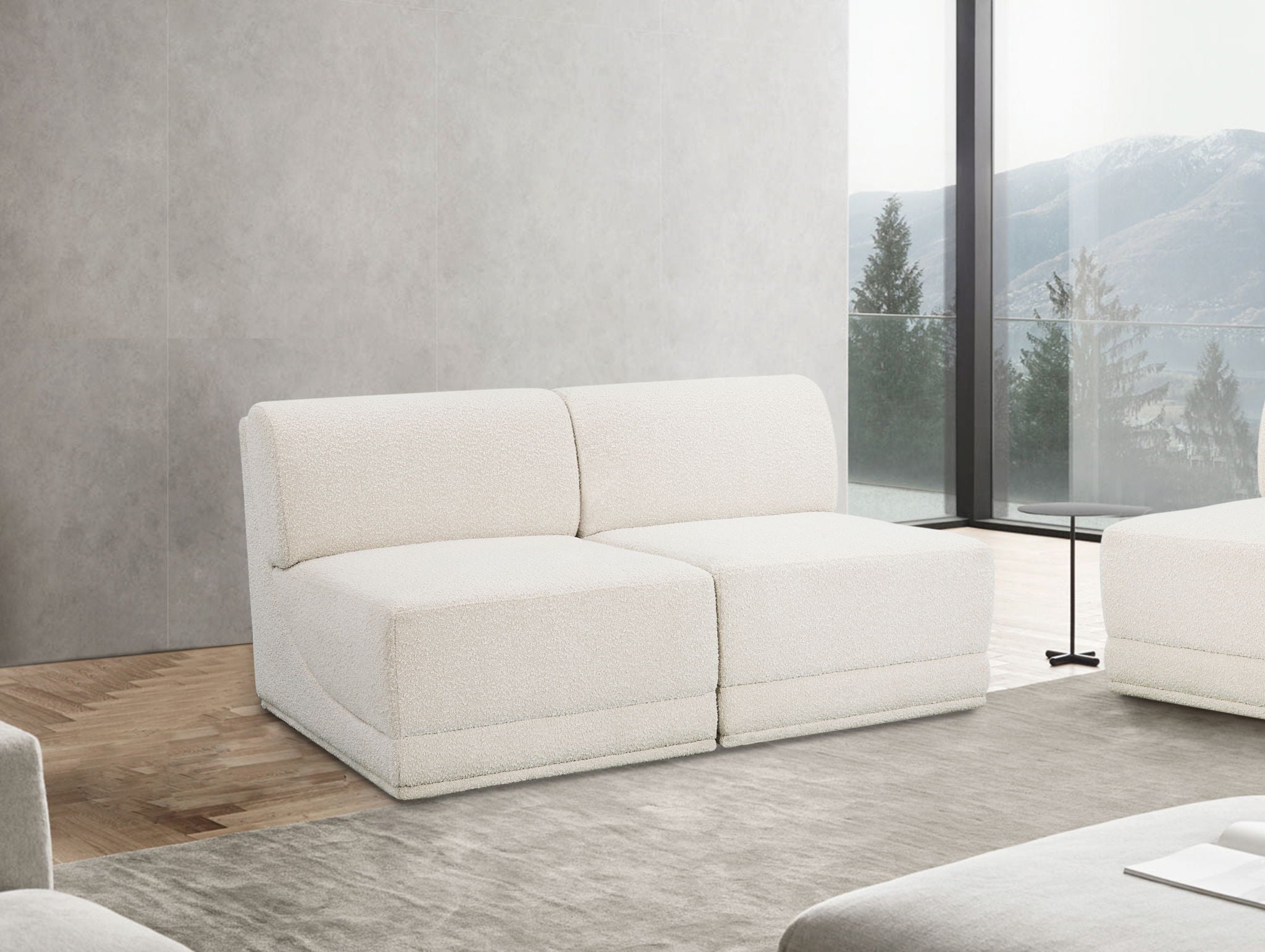 Ollie - 2 Seat Armless Modular Sofa - Urban Living Furniture (Los Angeles, CA)