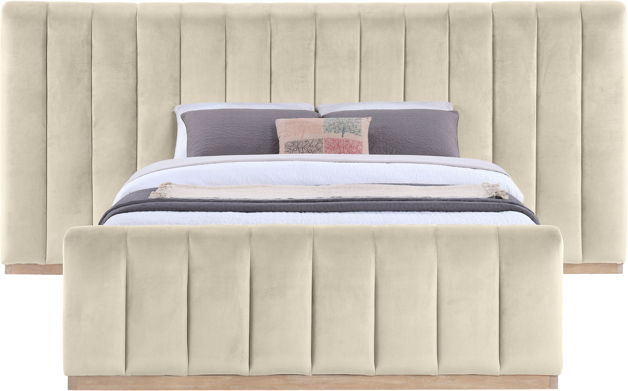 Amara - Velvet Upholstered Bed - Urban Living Furniture (Los Angeles, CA)