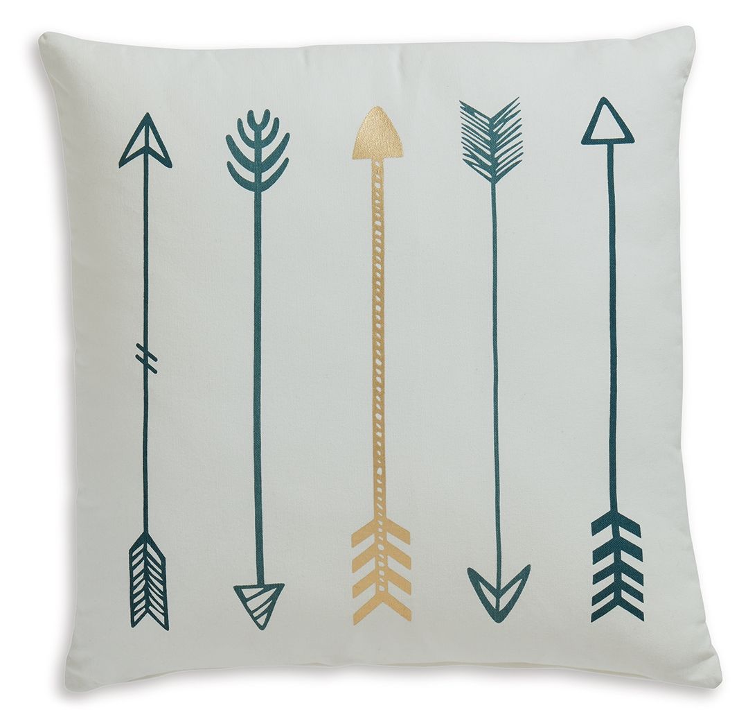 Gyldan - Pillow (Set of 4) - White / Teal / Gold - Urban Living Furniture (Los Angeles, CA)