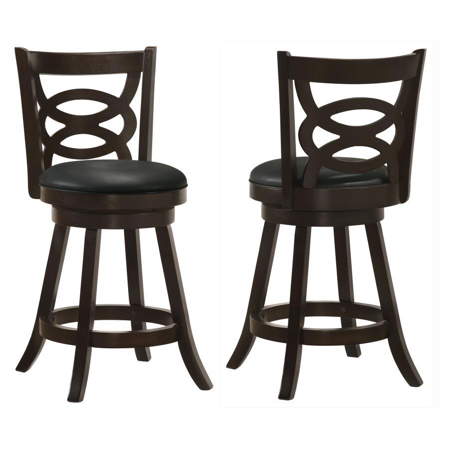 Calecita - Wood Swivel Counter Stool (Set of 2) - Urban Living Furniture (Los Angeles, CA)