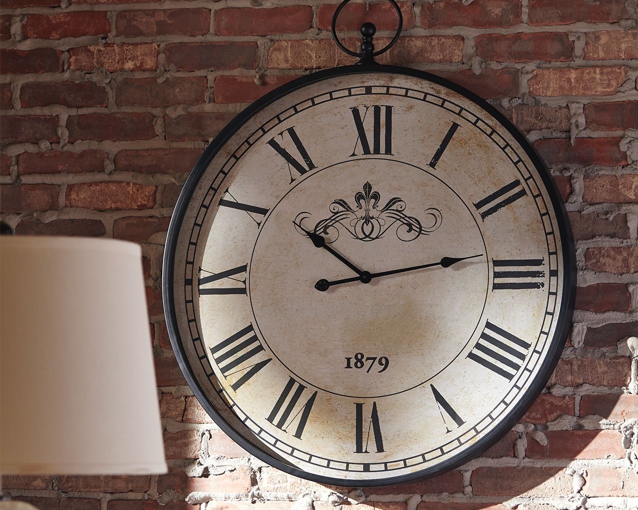Augustina - Antique Black - Wall Clock - Urban Living Furniture (Los Angeles, CA)