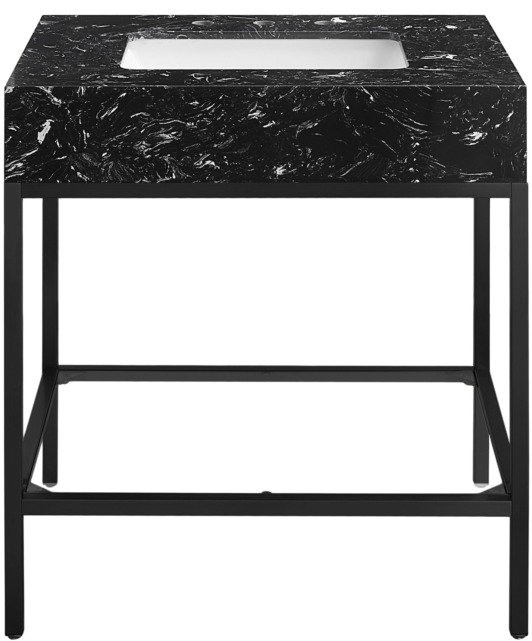 Marmo - Engineered Marble Bathroom Vanity With Black Base - Urban Living Furniture (Los Angeles, CA)