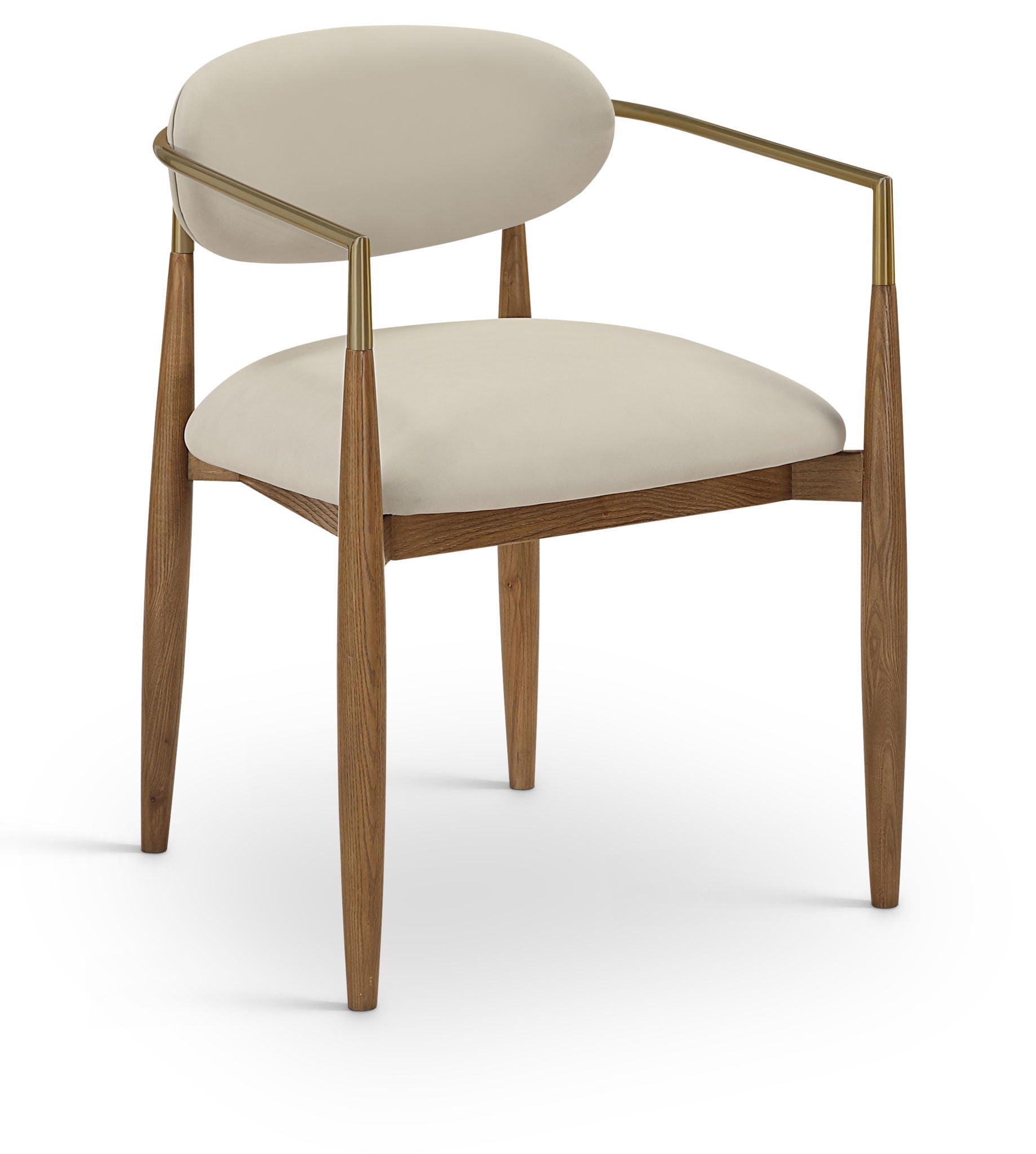 Riccio - Dining Arm Chair (Set of 2) - Walnut Frame - Urban Living Furniture (Los Angeles, CA)