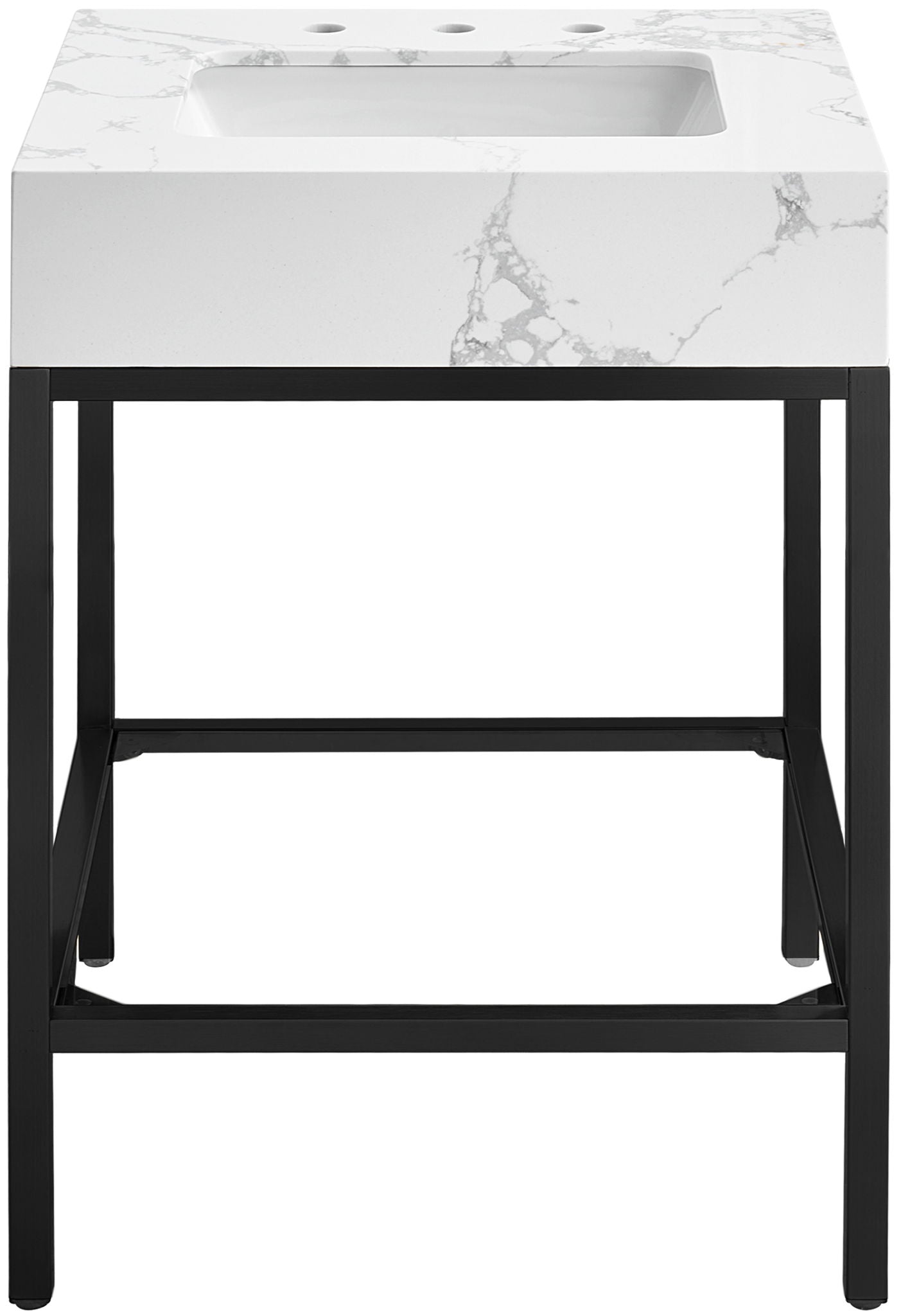 Marmo - Engineered Marble Bathroom Vanity With Black Base - Urban Living Furniture (Los Angeles, CA)