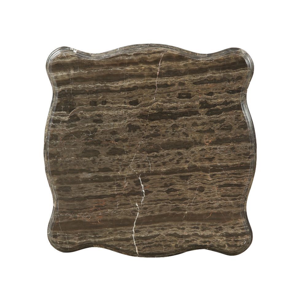 Eustoma - End Table - Marble Top & Walnut - Urban Living Furniture (Los Angeles, CA)