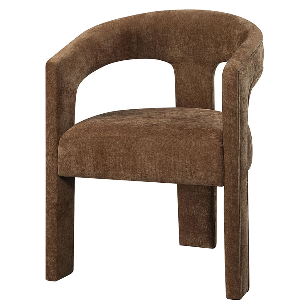 Leonardo - Arm Chair (Set of 2) - Brown Linen - Urban Living Furniture (Los Angeles, CA)