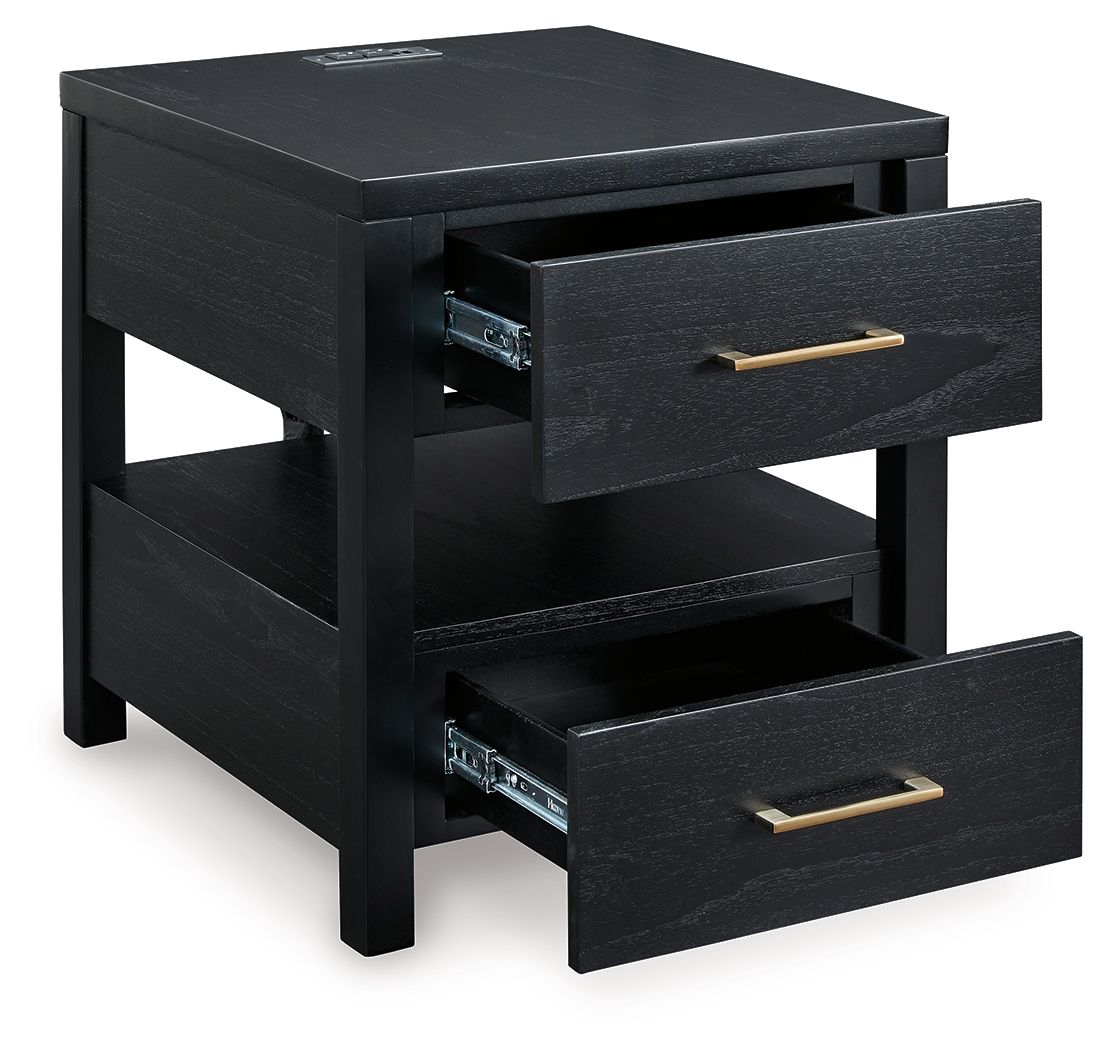 Winbardi - Black - Rectangular End Table - Urban Living Furniture (Los Angeles, CA)