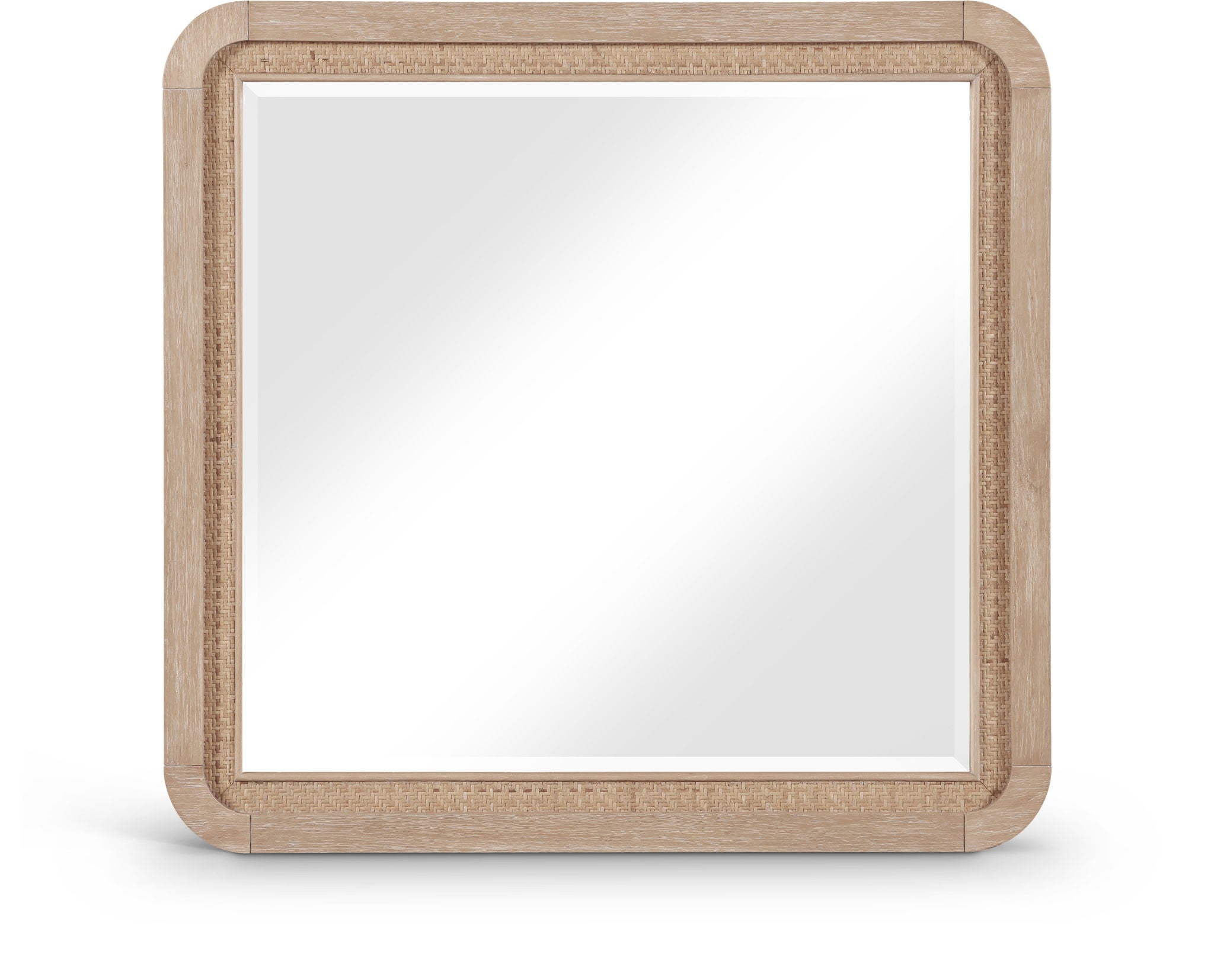 Windsor - Rubberwood Mirror - Natural - Urban Living Furniture (Los Angeles, CA)