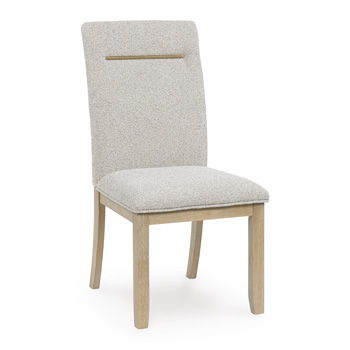 Lasinger - Dining Upholstered Side Chair (Set of 2) - Light Brown - Urban Living Furniture (Los Angeles, CA)