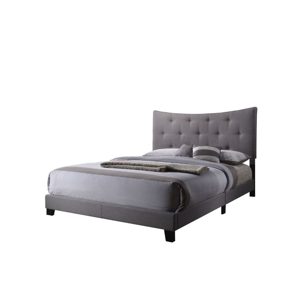 Venacha - Queen Bed - Gray Fabric - Urban Living Furniture (Los Angeles, CA)