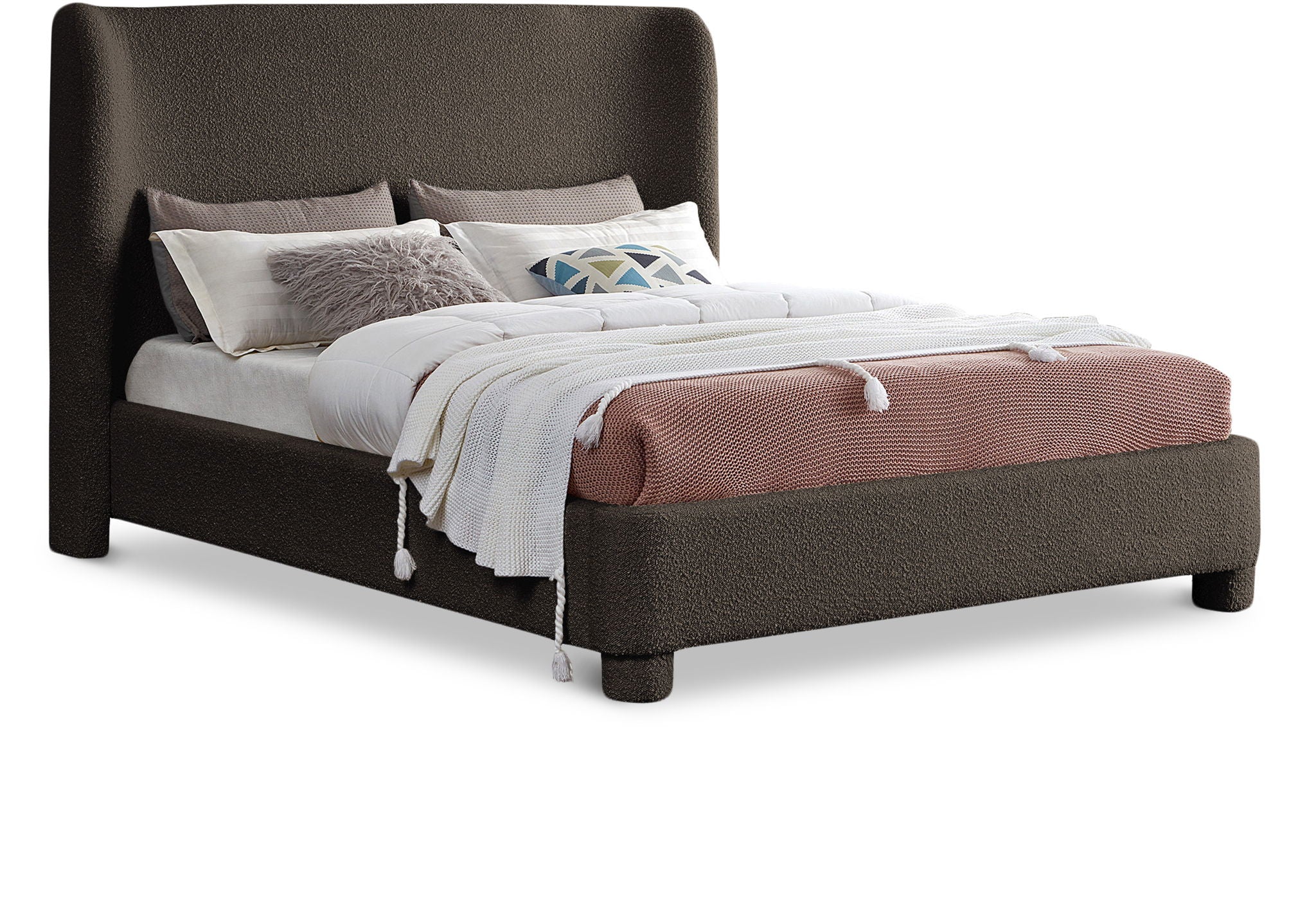 Penny - Boucle Fabric Bed - Urban Living Furniture (Los Angeles, CA)