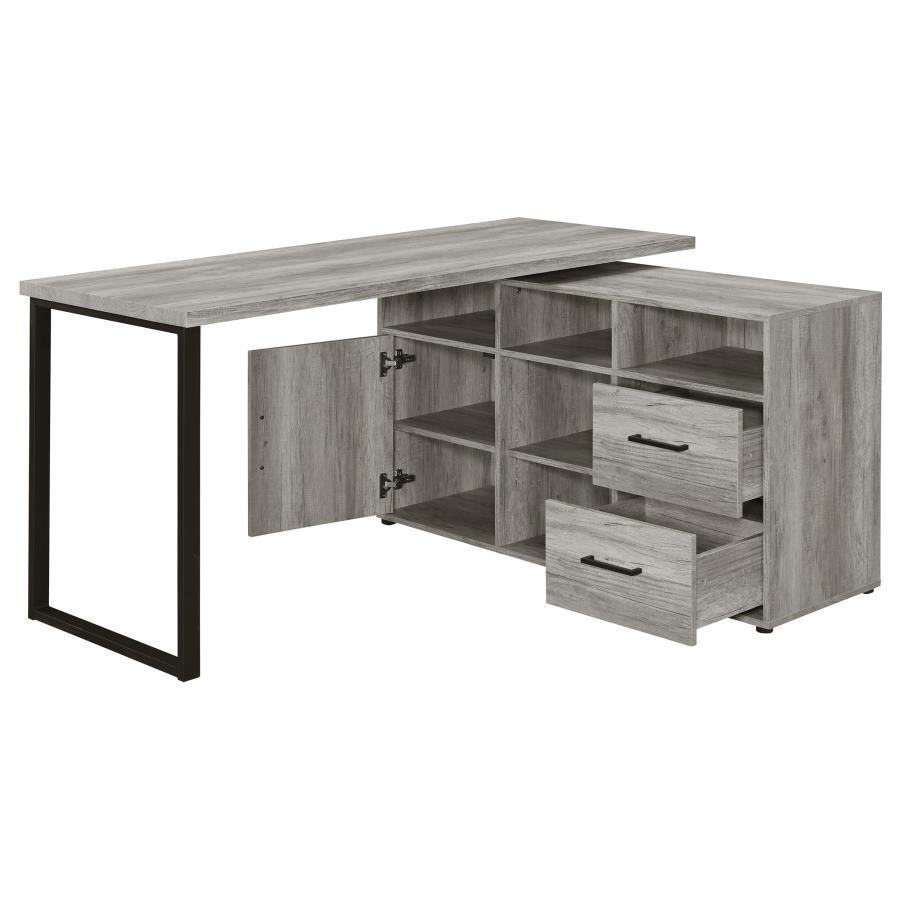 Hertford - L-Shape Office Desk with Storage - Urban Living Furniture (Los Angeles, CA)